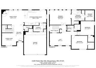 1528 Presto Way NW Floor Plan
