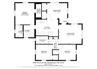 2830 Monroe Street NE Floor Plan