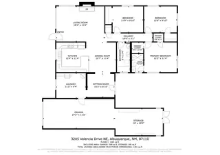 3205 Valencia Drive NE Floor Plan