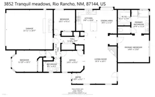 3852 Tranquil Meadows Drive Floor Plan