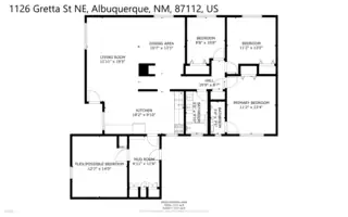 1126 Gretta Street NE Floor Plan