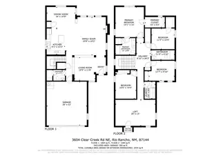 3604 Clear Creek Road Floor Plan