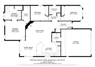 4959 Star Kachina Street NW Floor Plan