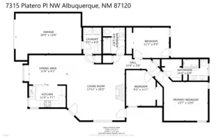 7315 Platero Place NW Floor Plan