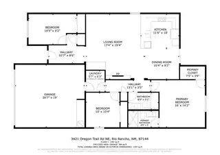 3421 Oregon Trail Road NE Floor Plan