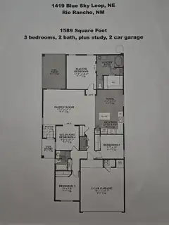 1419 Blue Sky Loop NE Floor Plan