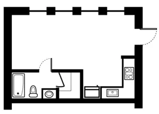 301 Central Avenue NE 101 Floor Plan