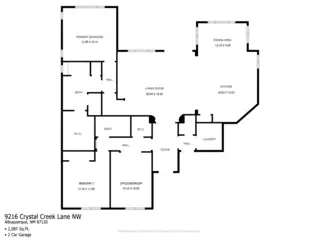 9216 Crystal Creek Lane NW Floor Plan
