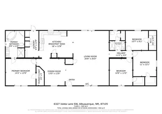 6327 Isleta Boulevard SW Floor Plan