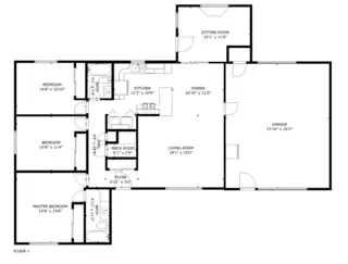 1830 Fran Road SE Floor Plan