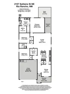 2107 Solitaire Street NE Floor Plan