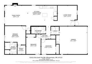 10416 Gila Gulch Road SW Floor Plan