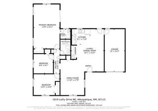 1819 Luthy Drive NE Floor Plan