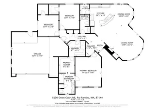 5100 Onies Court NE Floor Plan