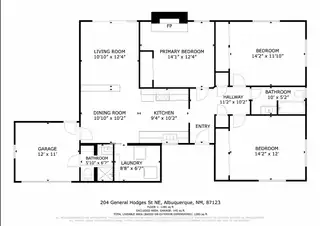 204 General Hodges Street NE Floor Plan