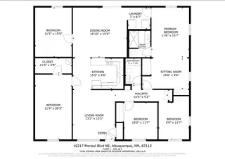 10217 Menaul Boulevard NE Floor Plan