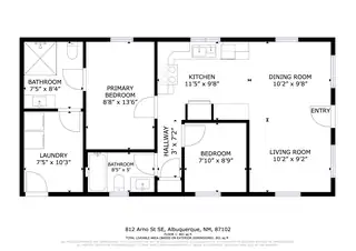 812 Arno Street SE Floor Plan