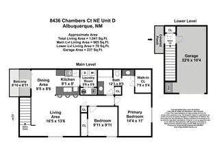 8436 Chambers Court NE # 18D Floor Plan