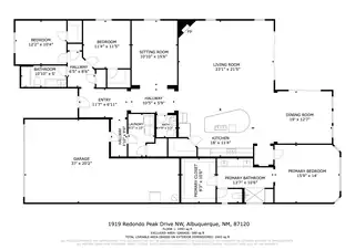1919 Redondo Peak Drive NW Floor Plan