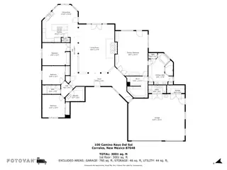 100 Camino Rayo Del Sol Floor Plan