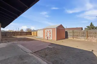 3603 Cherokee Road NE Backyard