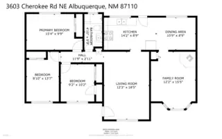 3603 Cherokee Road NE Floor Plan