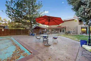 7431 Rio Grande Boulevard NW Backyard