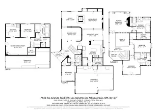 7431 Rio Grande Boulevard NW Floor Plan