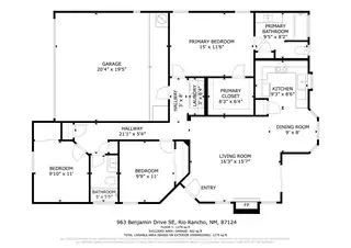 963 Benjamin Drive SE Floor Plan