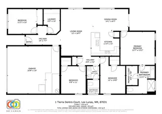 1 Tierra Dentro Court Floor Plan