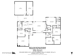8632 La Sala Del Norte NE Floor Plan