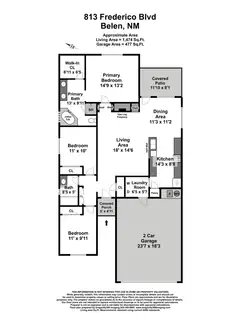 813 Frederico Boulevard Floor Plan