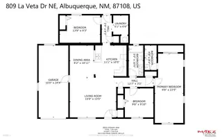 809 La Veta Drive NE Floor Plan