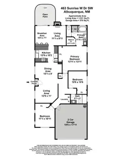 463 Sunrise West Drive SW Floor Plan