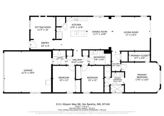 3111 Allyson Way NE Floor Plan