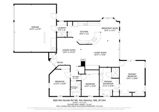 600 Rio Hondo Road NE Floor Plan