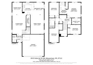 2819 Cabernet Street SW Floor Plan