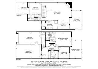 793 Tramway Lane NE UNIT C Floor Plan