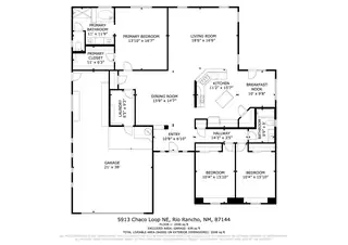 5913 Chaco Loop NE Floor Plan
