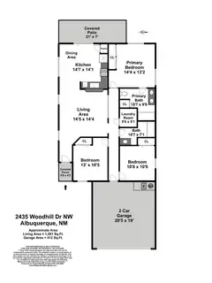 2435 Woodhill Drive NW Floor Plan