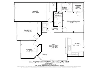1112 Angelina Daisy Street SW Floor Plan
