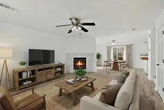 10727 Stone Hollow Place NW Living Room