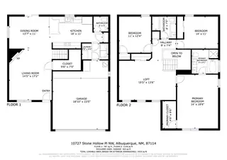 10727 Stone Hollow Place NW Floor Plan