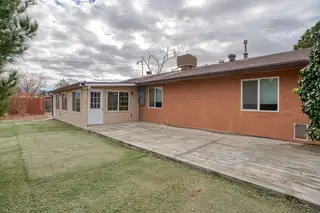 123 Ortega Road NW Backyard