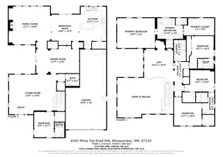 8305 Mesa Top Road NW Floor Plan