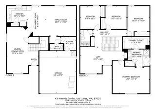 43 Avenida Jardin Floor Plan