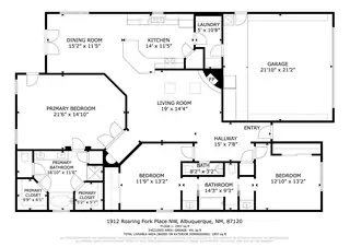1912 Roaring Fork Place NW Floor Plan