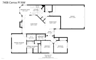 7408 Cerros Place NW Floor Plan
