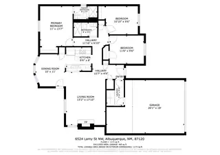 6524 Lamy Street NW Floor Plan