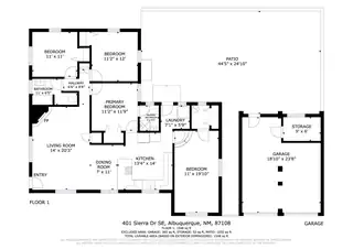 401 Sierra Drive SE Floor Plan